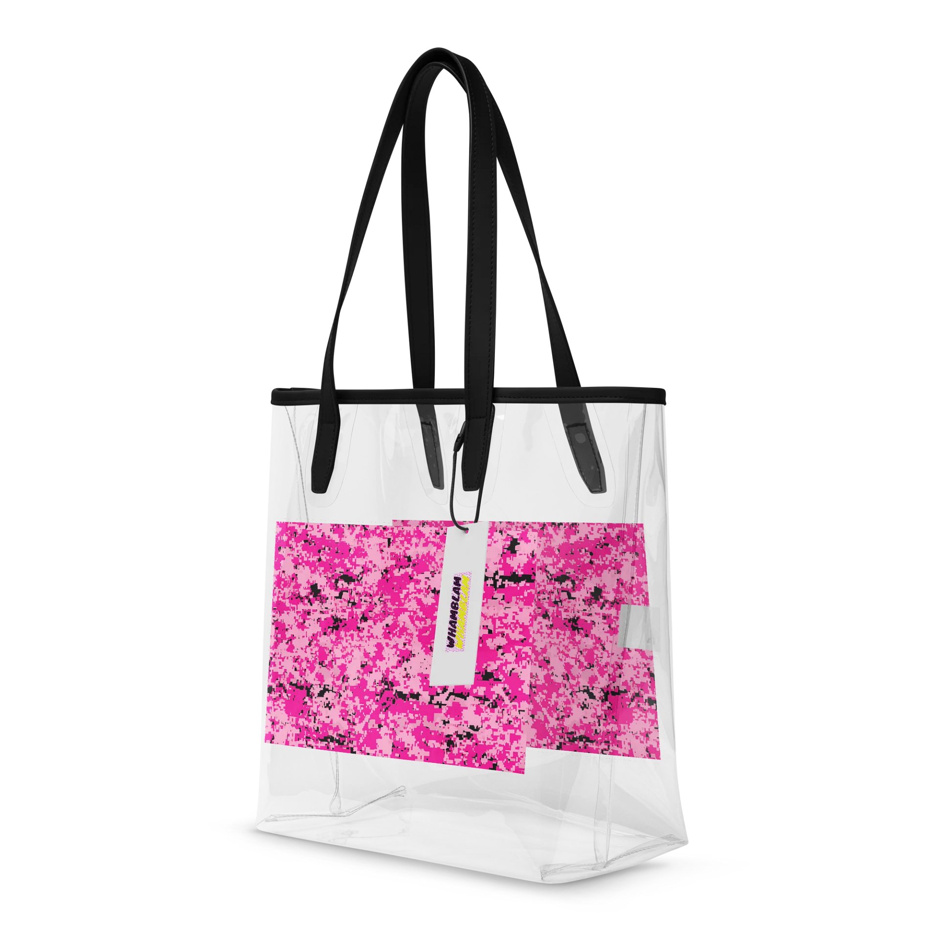 Pixel Pink Clear Tote: Urban Chic product image (4)