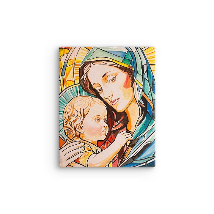 Blessed Mother and Jesus by Warren Willowdale (Canvas Print) product image (1)