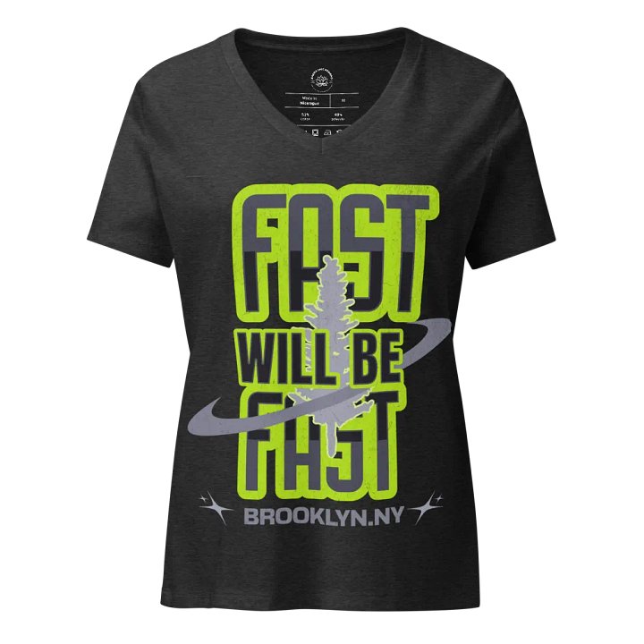 Fast & Free Tree Arrow V-Neck Tee product image (1)