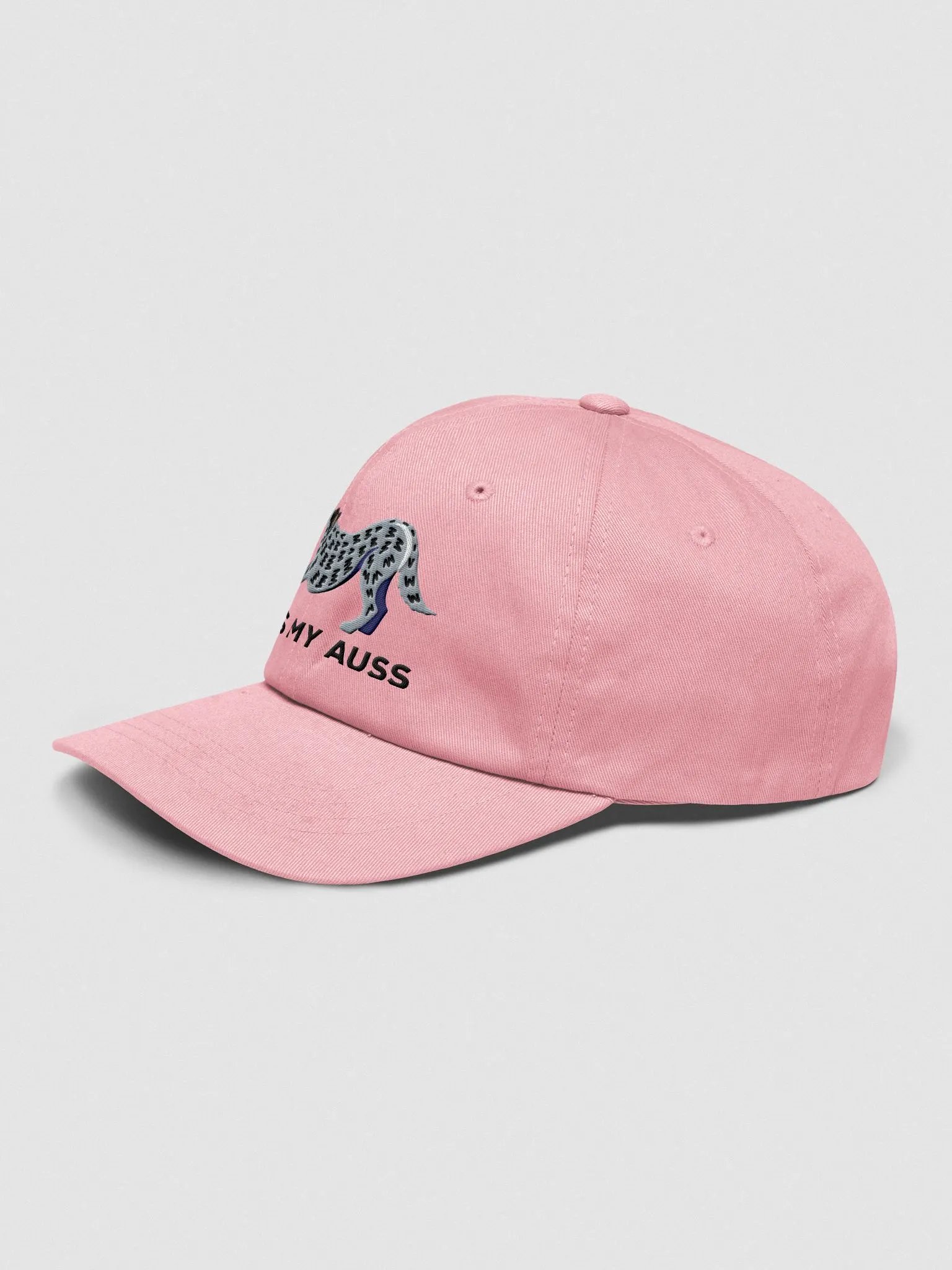 Kiss My Auss Classic Dad Hat(Embroidered) of an Australian Cattle Dog(Blue Heeler 2) product image (23)
