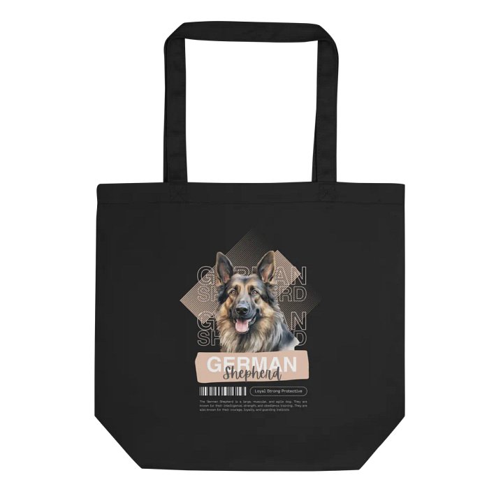 German Shepherd in Background Tote Bag product image (2)