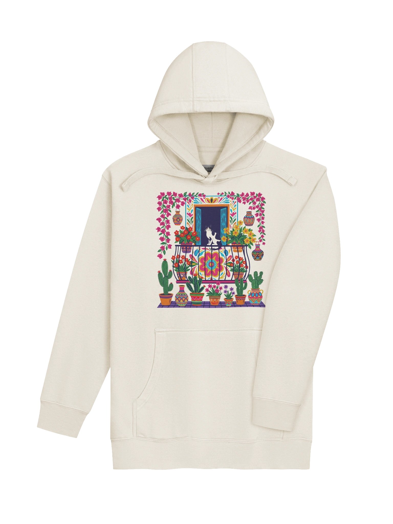 Balcony Cat Unisex Premium Hoodie product image (8)