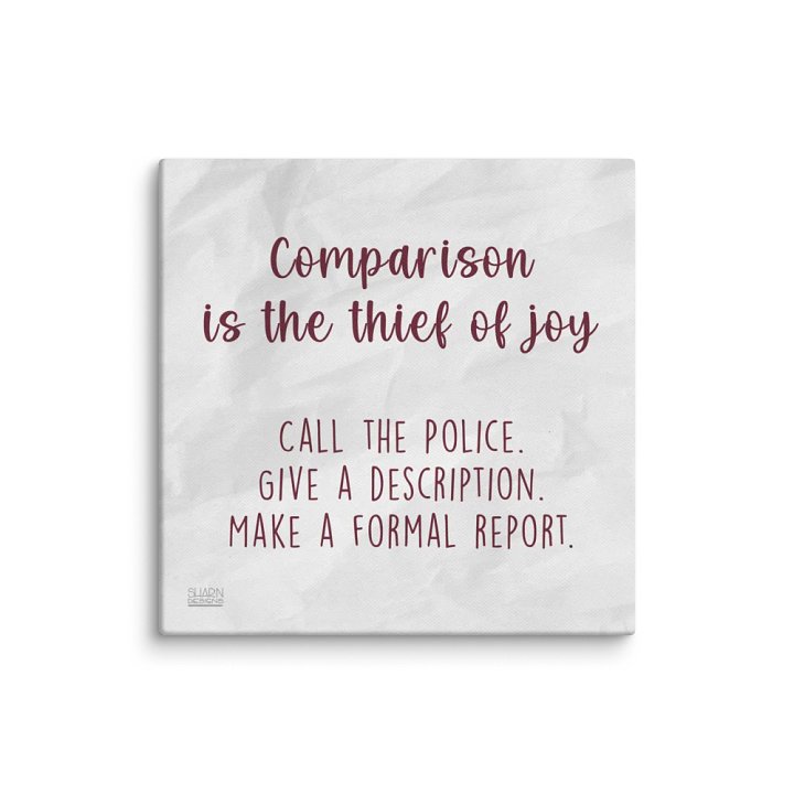 Thief of Joy Demotivational Canvas product image (2)