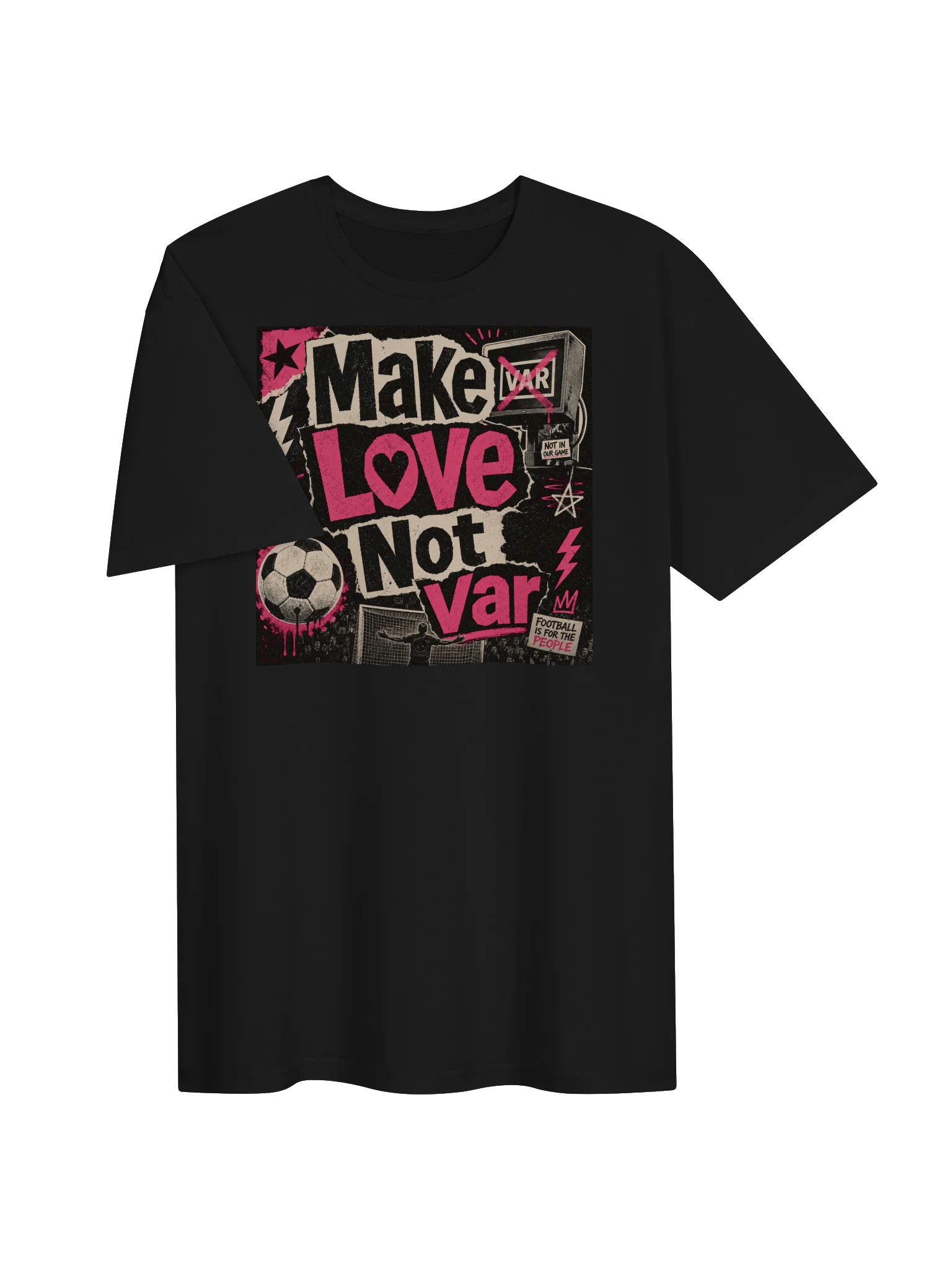 Make Love Not VAR Punk Tee product image (3)