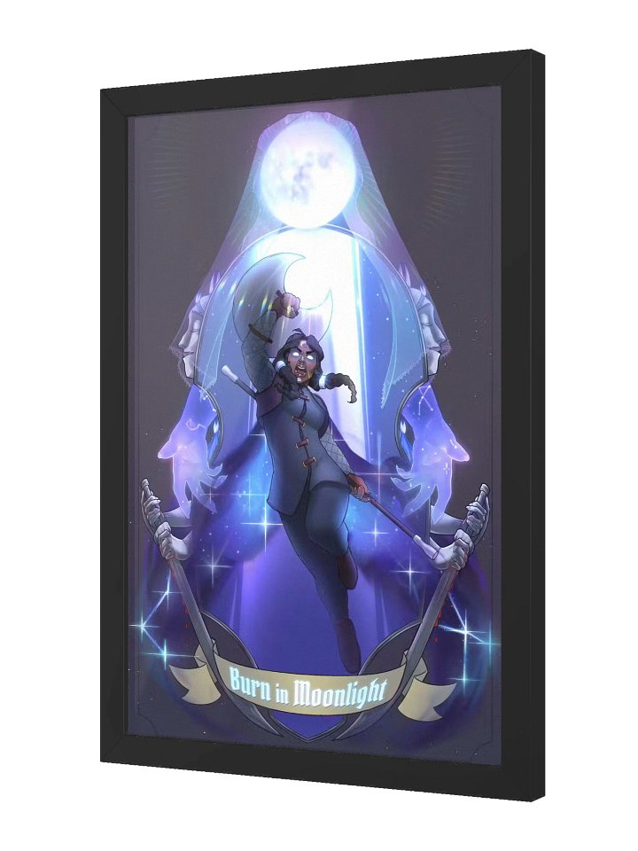 Khari Moon Maiden Poster Bordered - Ballad of Ennersval product image (2)