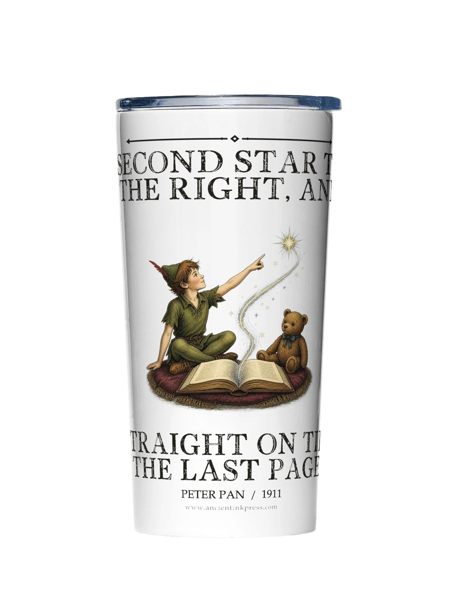 Second Star Right Straight On Till Last -- Peter Pan 20oz Tumbler product image (1)