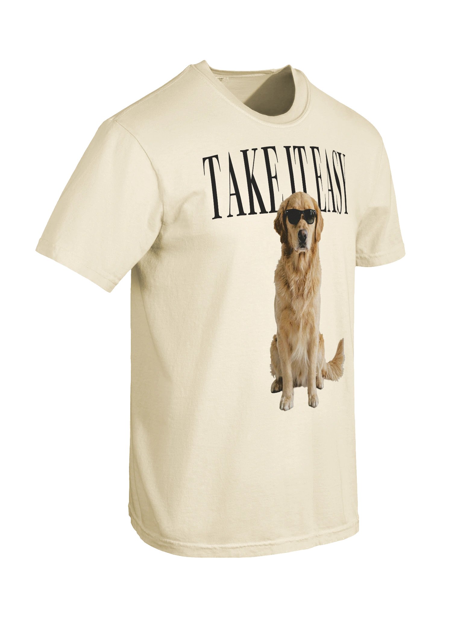 Take It Easy '90s Pop Vintage-Style T-Shirt for Golden Retriever Lovers product image (11)