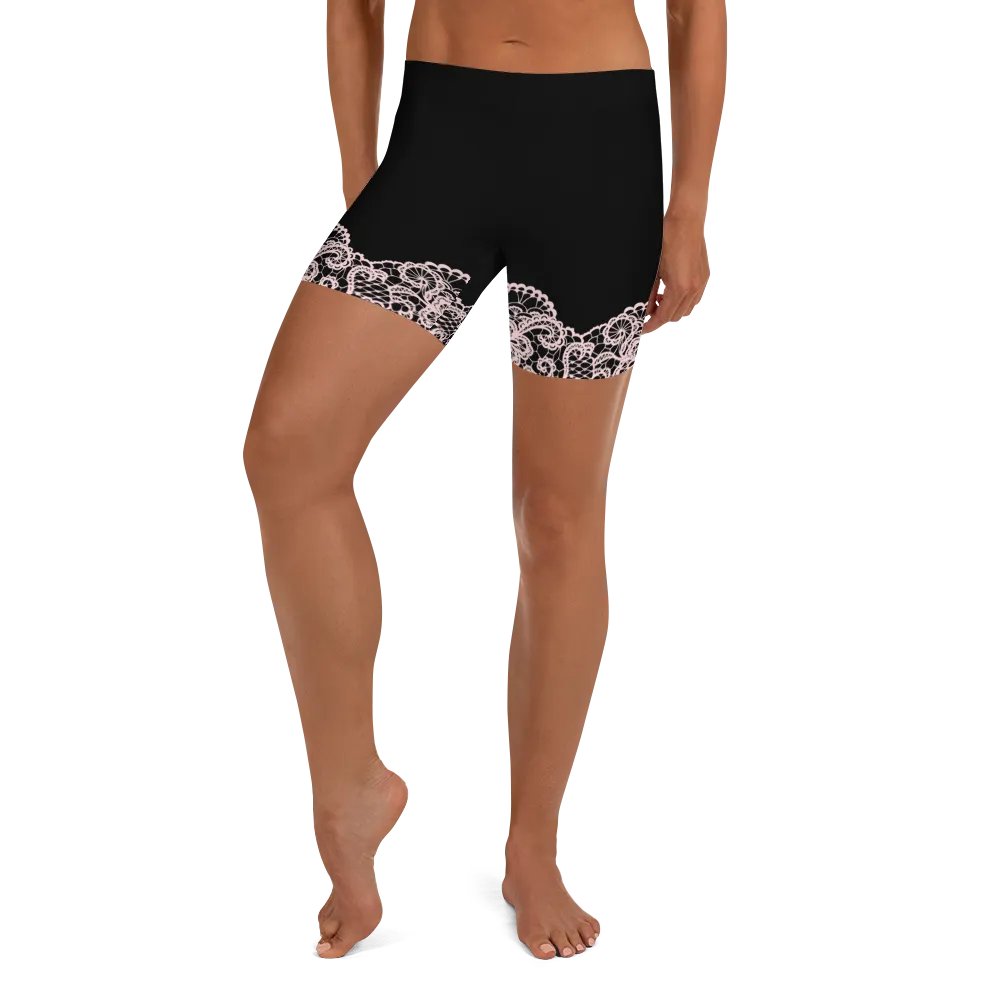 Lace Pink Premium Sportwear Shorts product image (2)