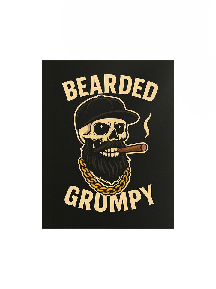 Bearded Grumpy Poster product image (2)