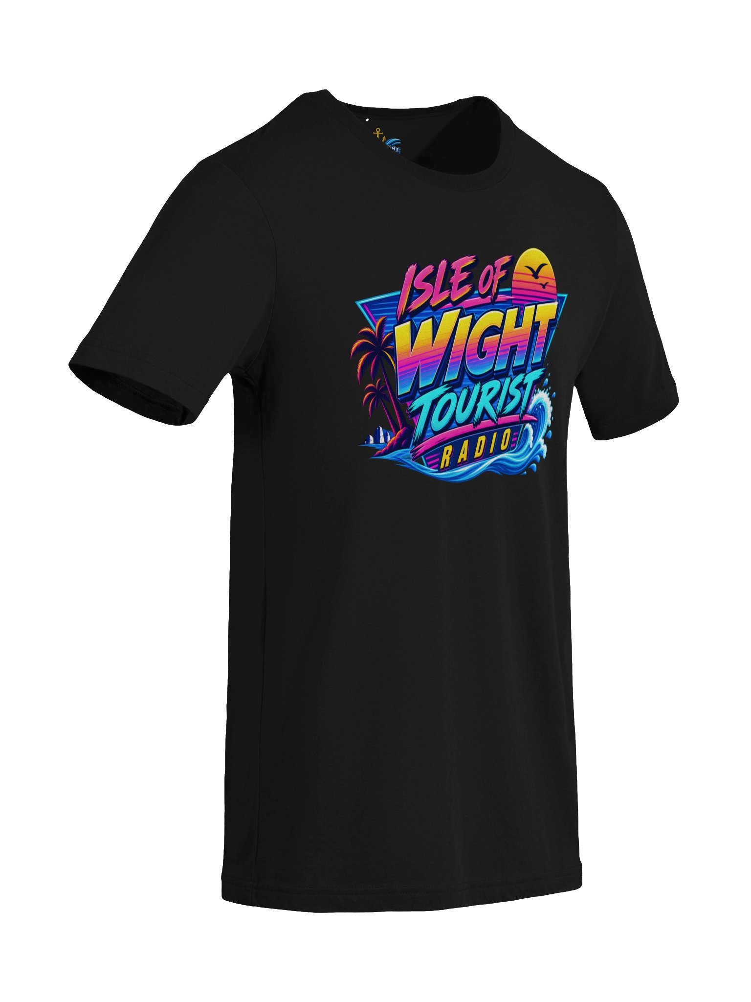 Isle of Wight Tourist Radio – Retro 80s T-Shirt product image (9)