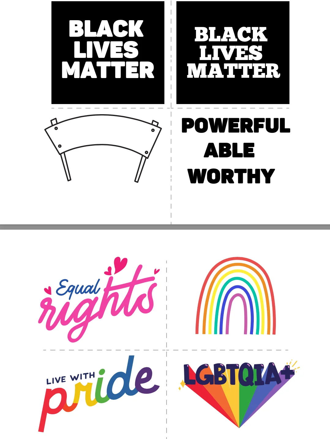 Self-Affirming Cut-Out Sets for Collaging product image (6)