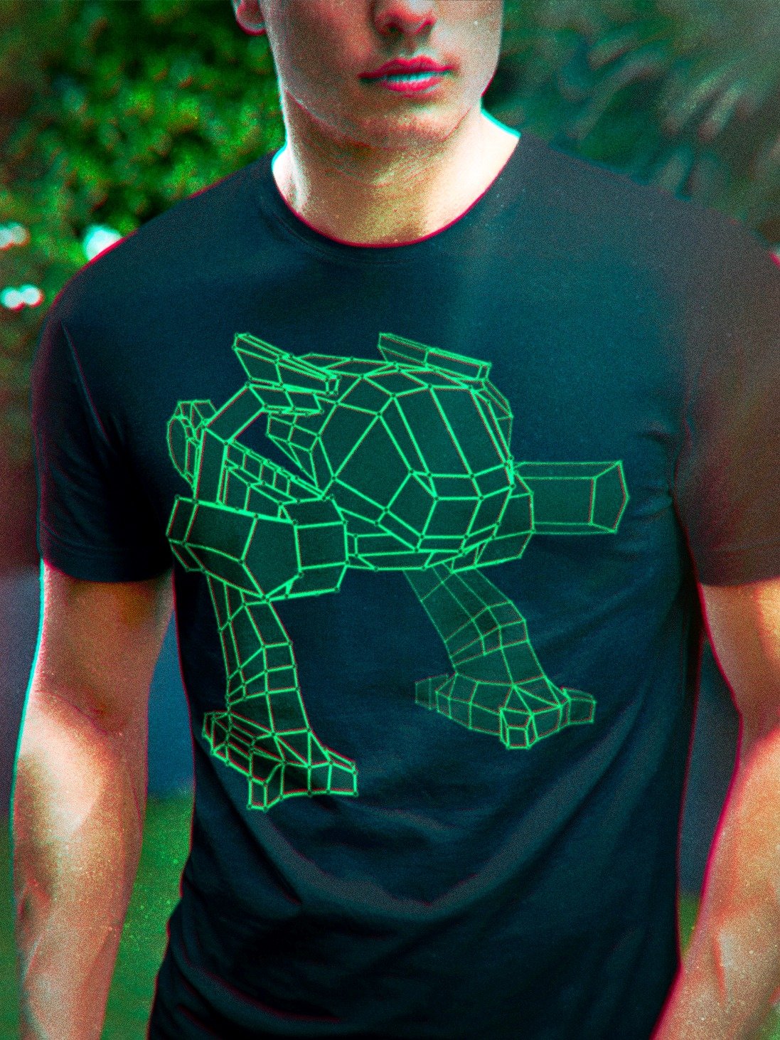 Gamer Shirt Mecha Retro Robot Sci Fi Video Game product image (2)