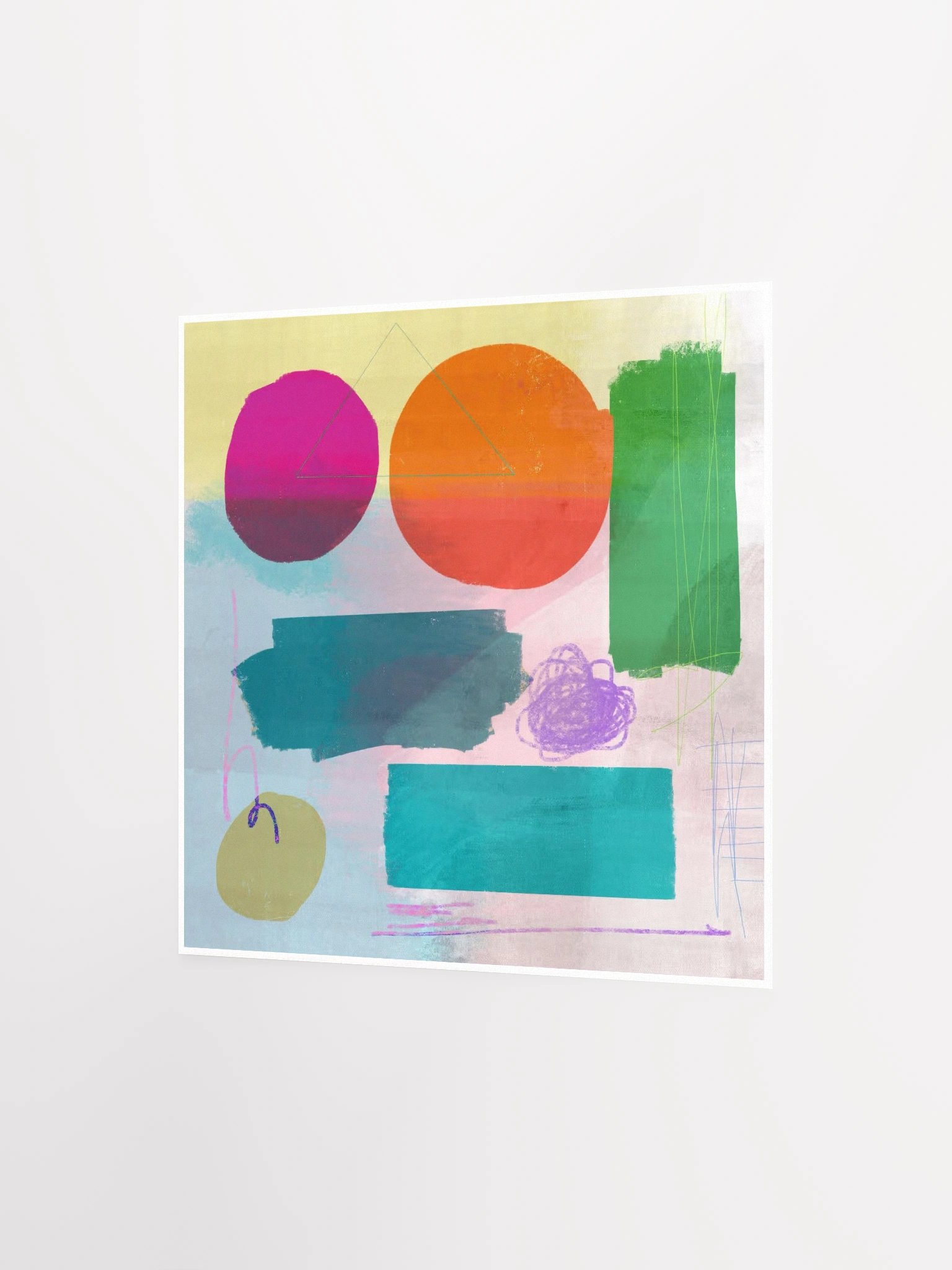 Playful Abstract Art Poster Print product image (2)