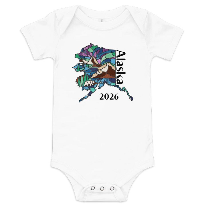 Great Alaskan Family Adventure: Stained Glass Baby Bodysuit product image (6)
