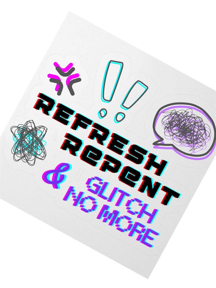 Crrissa - Glitch - Sticker product image (2)