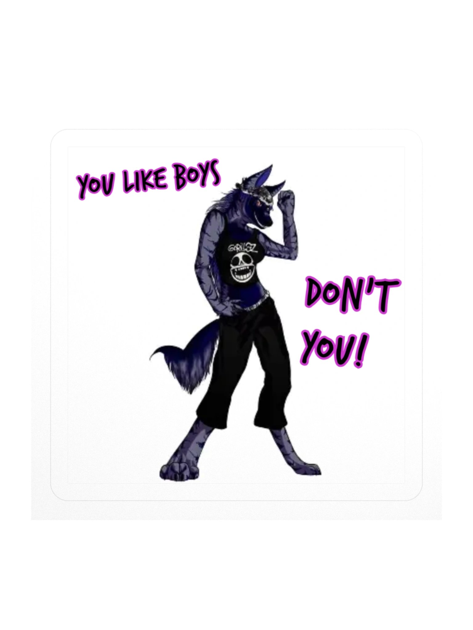 Bold Hyena Graphic Kiss Cut Stickers product image (2)