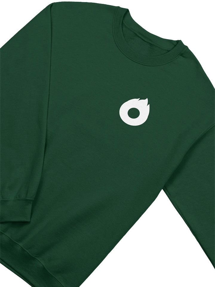 Slow Burn Flame Sweatshirt - White product image (1)