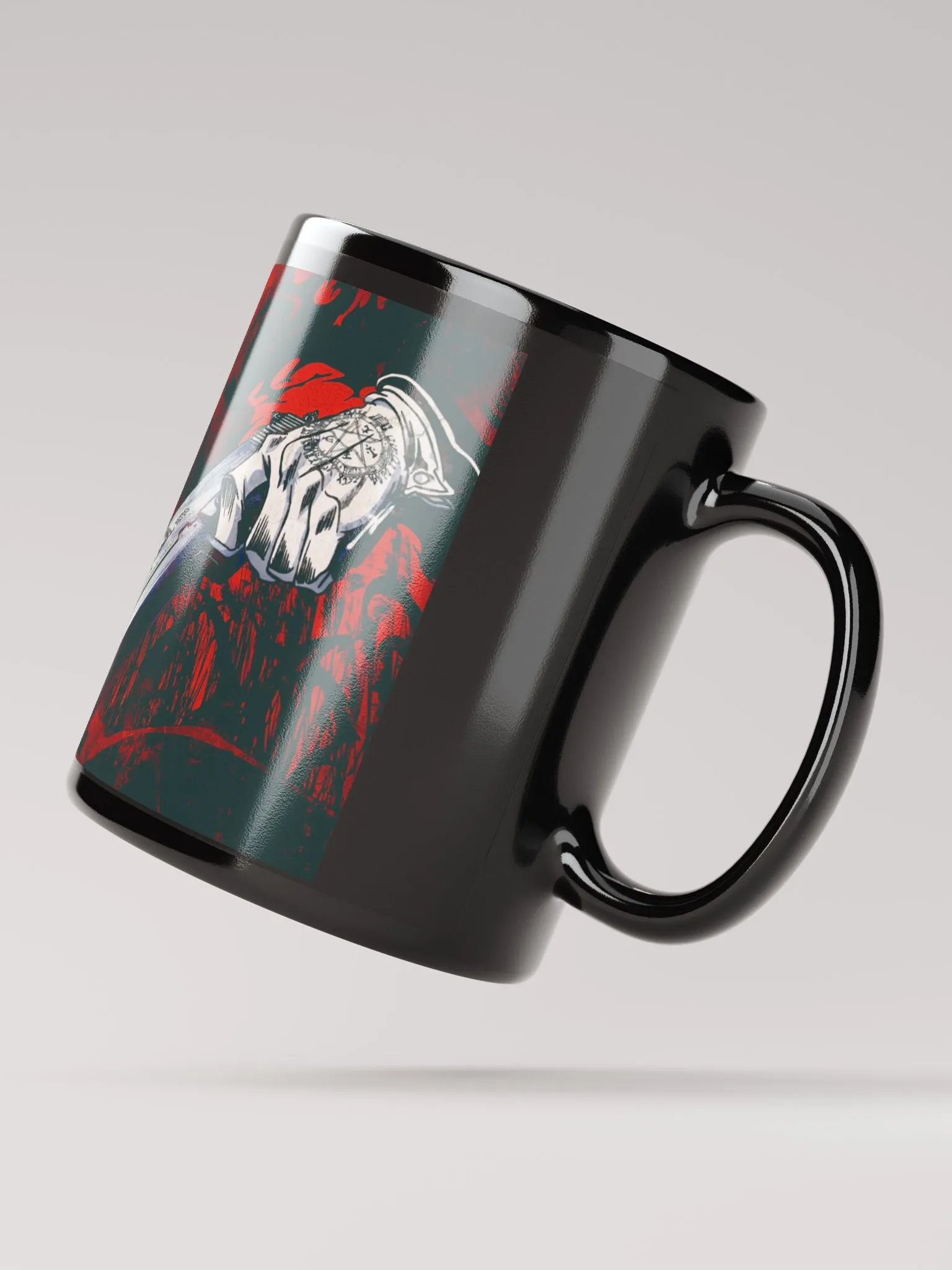 Anime Lover Black Glossy Mug – Perfect for Every Otaku! product image (3)