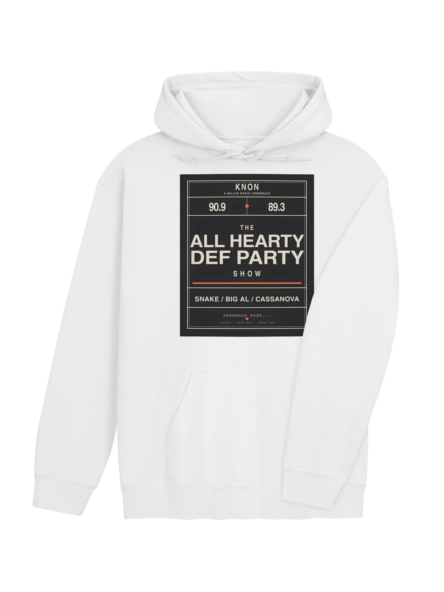 KNON Dallas Radio Throwback Hoodie product image (40)