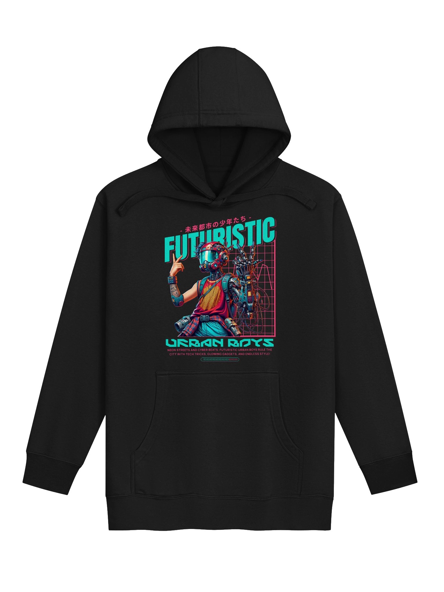 Future Urban Boy Hoodie: A Nod to Y2K Fashion Trends product image (1)