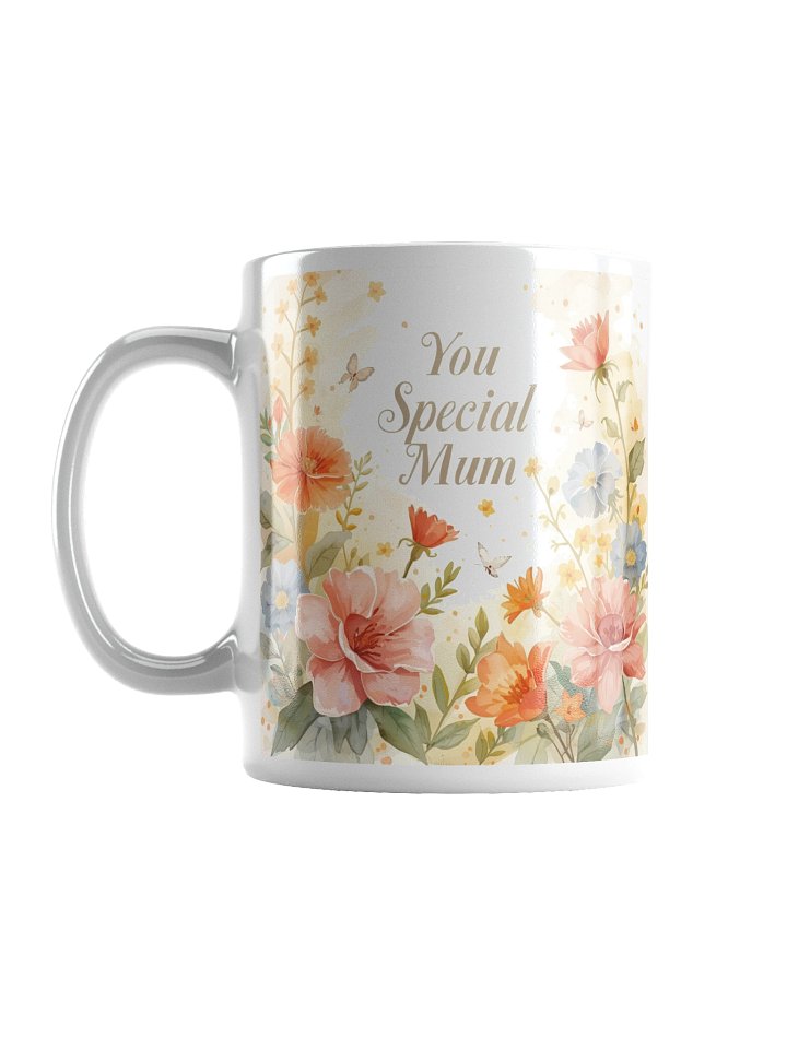 Floral Greeting Mug for Mum product image (1)