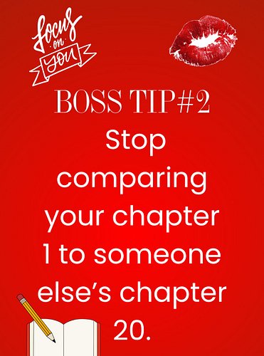 ❤️👑 BOSS TIP #2:

Stop comparing your chapter 1 to someone else’s chapter 20. ✨

Everyone starts somewhere. The woman you adm...