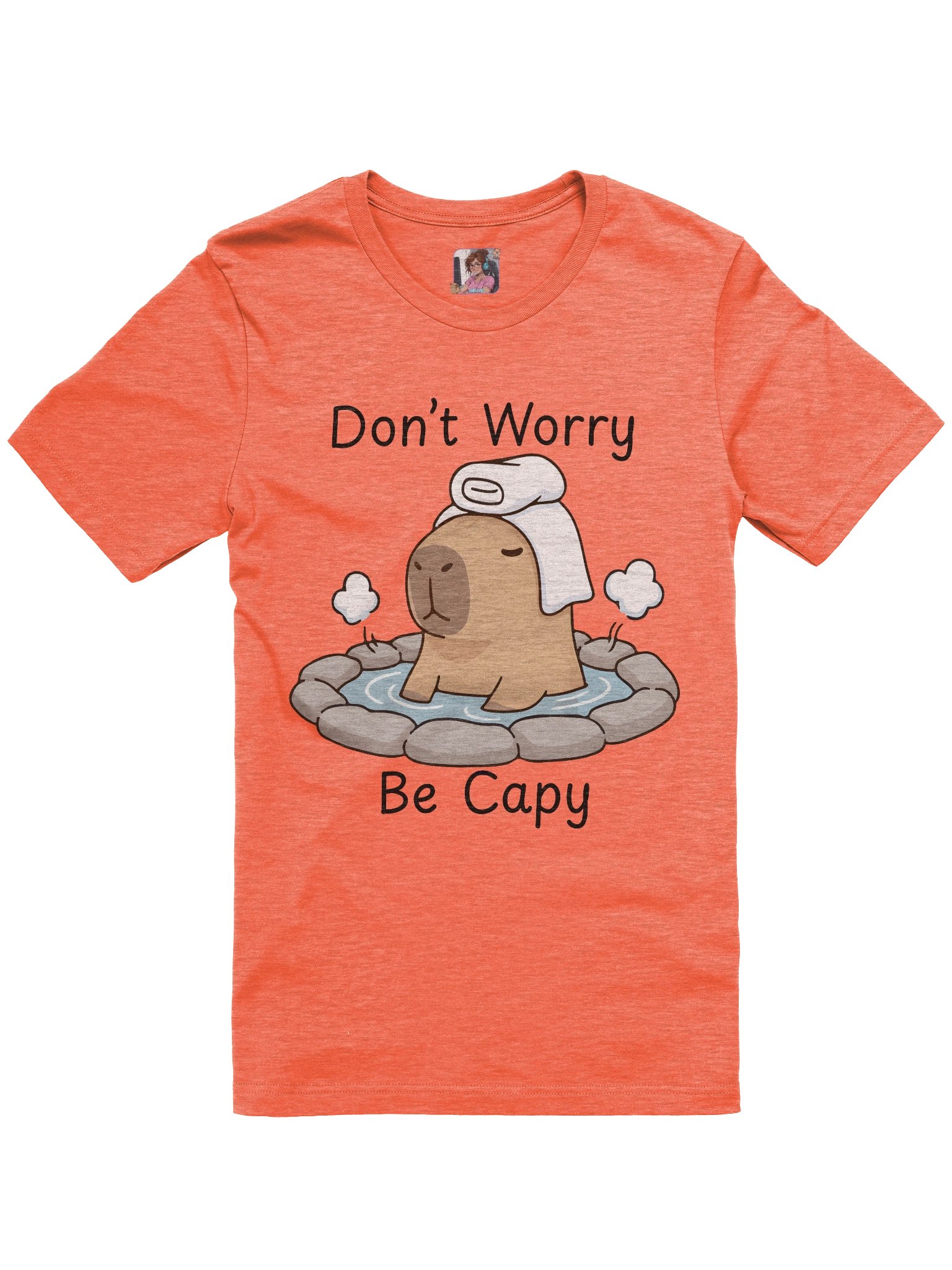 Don't Worry Be Capy T-Shirt product image (1)
