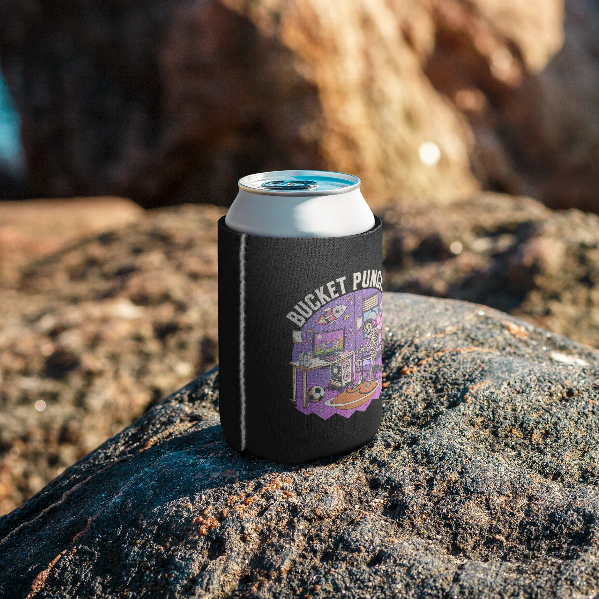 The Vintage Bucket Puncher Coozie product image (1)