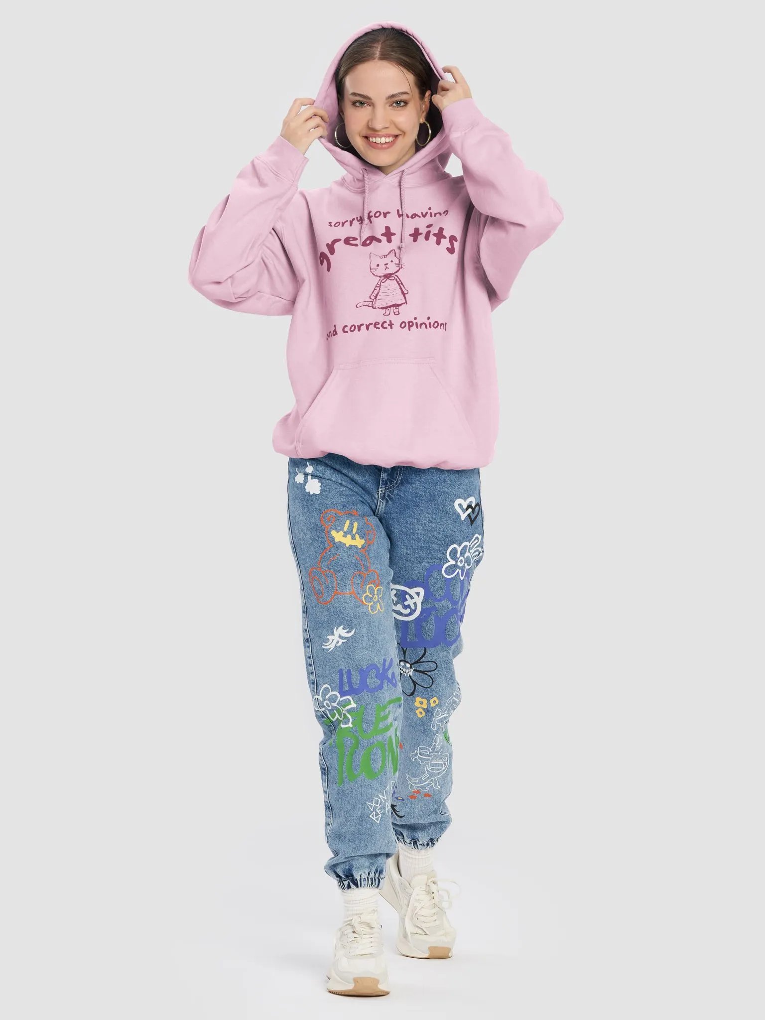 Sorry for having great tits and correct opinions Hoodie product image (5)