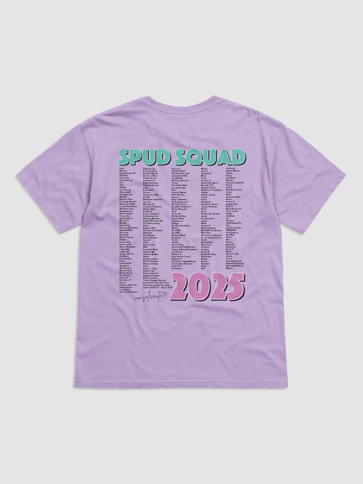 spud squad 2025 tee (dark text) product image (2)