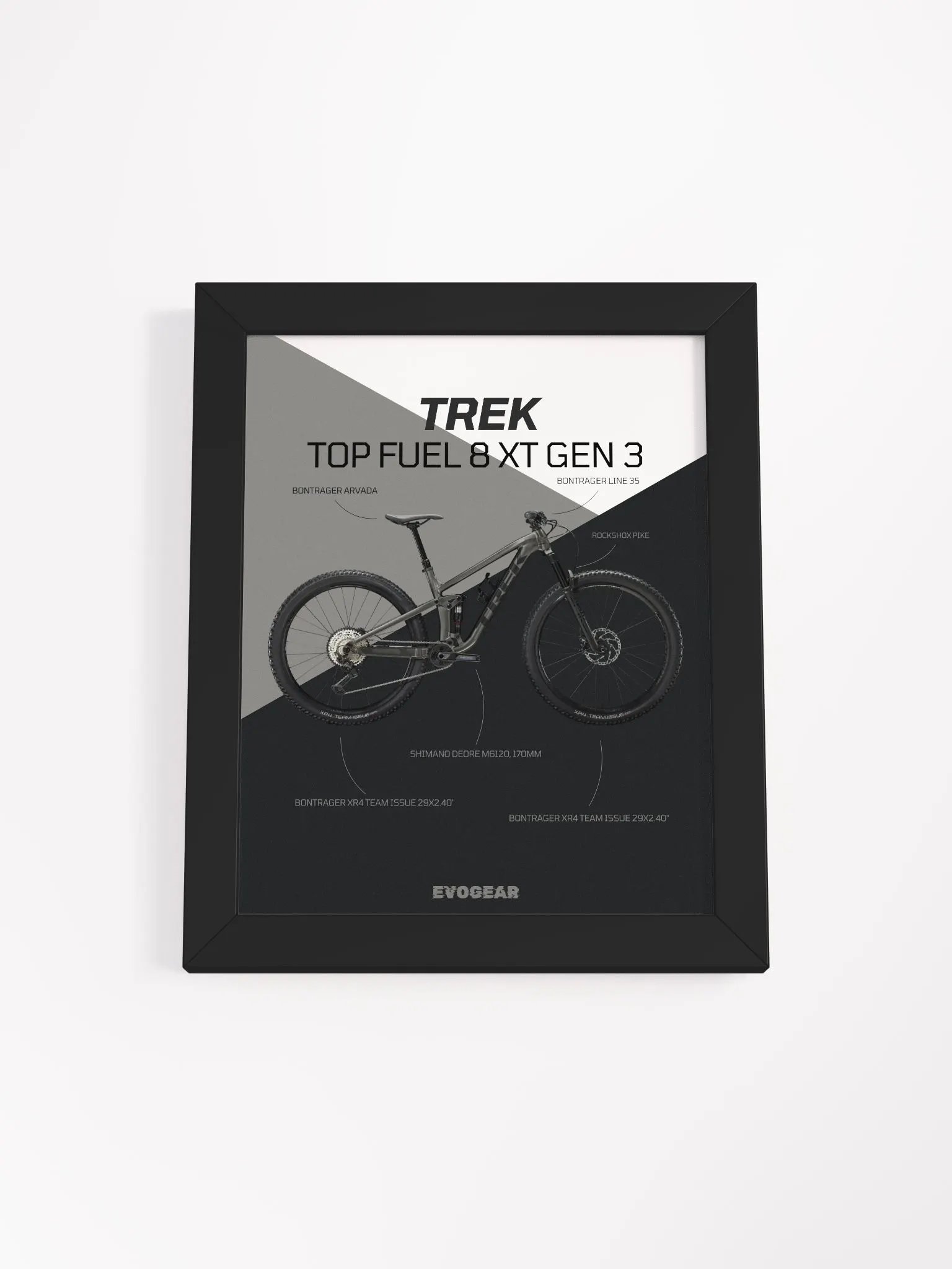 Trek Top Fuel 8 XT Gen 3 Frame product image (1)