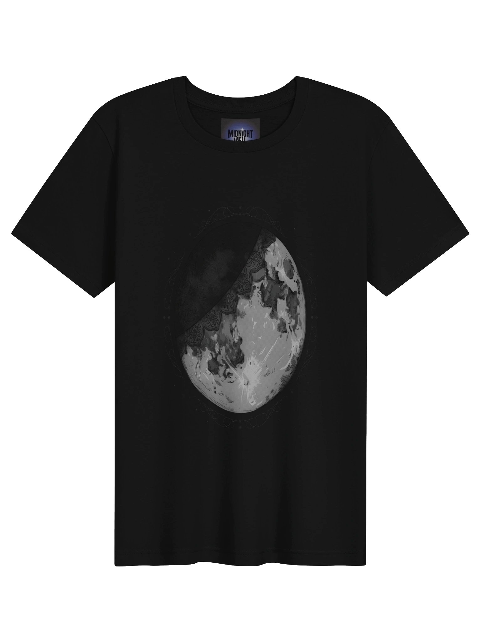 Ornate Moon & Lace Gothic Tee product image (1)