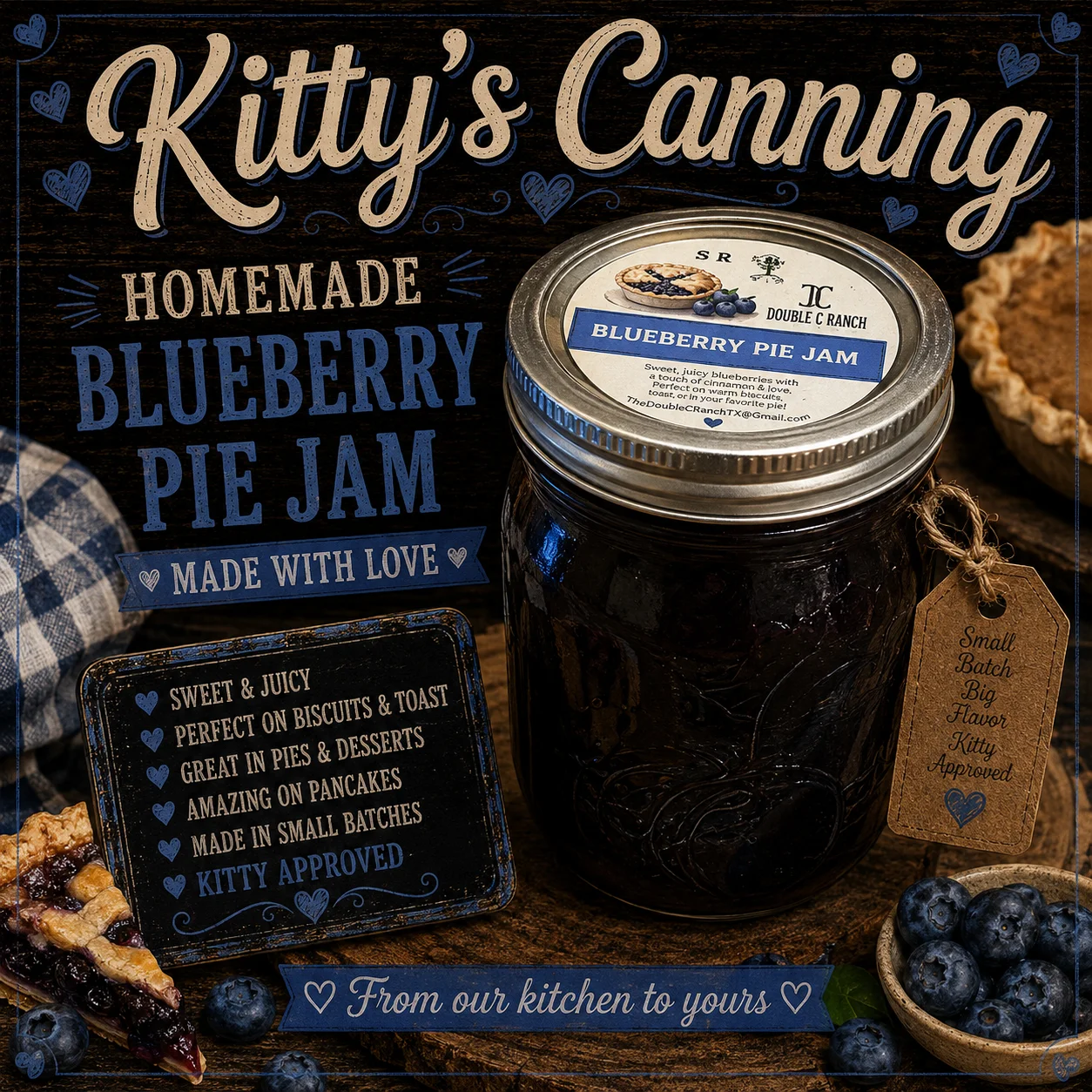 Organic Blueberry Pie Jam product image (1)