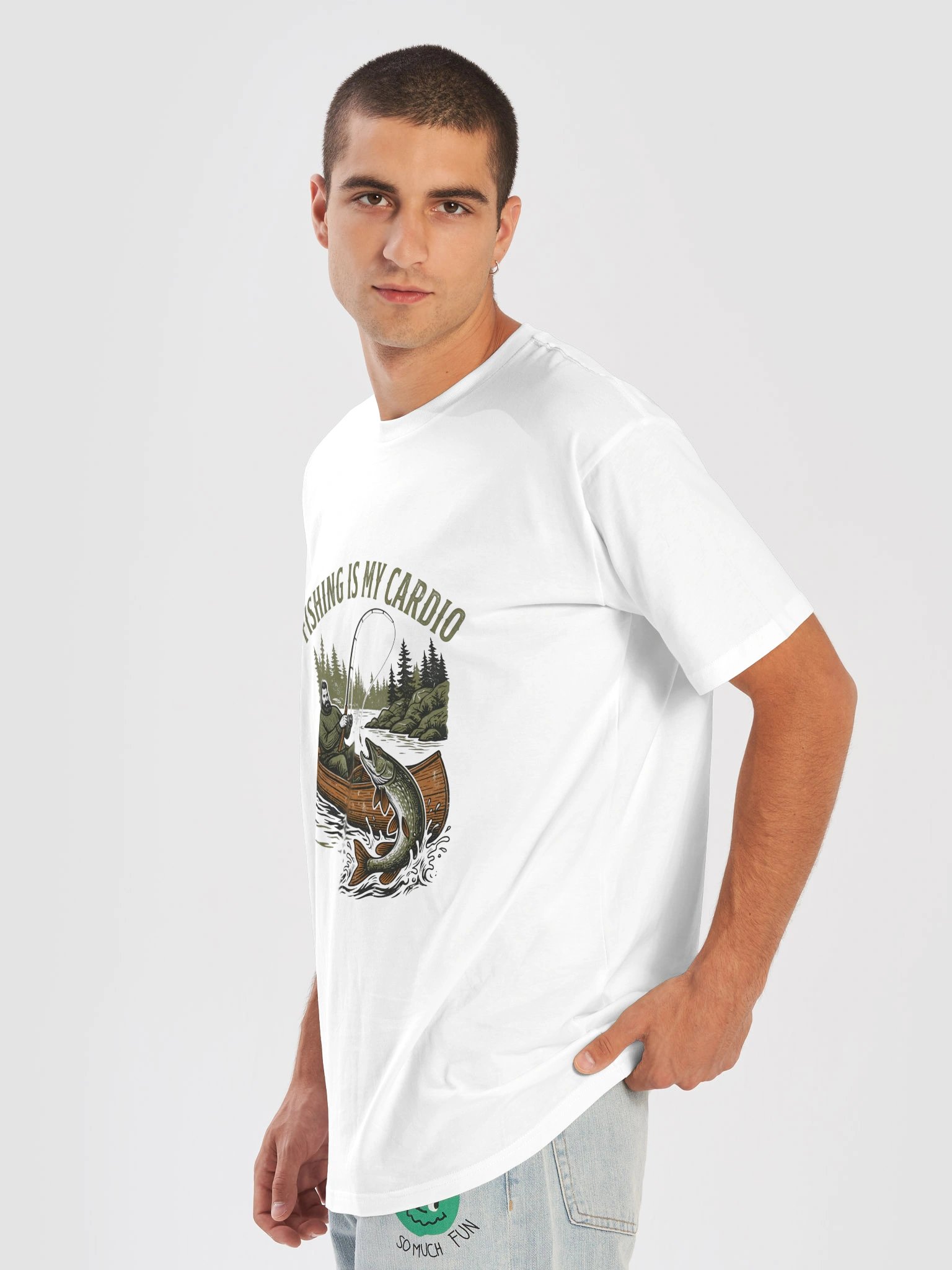 T-Shirt: "Fishing is My Cardio" product image (31)