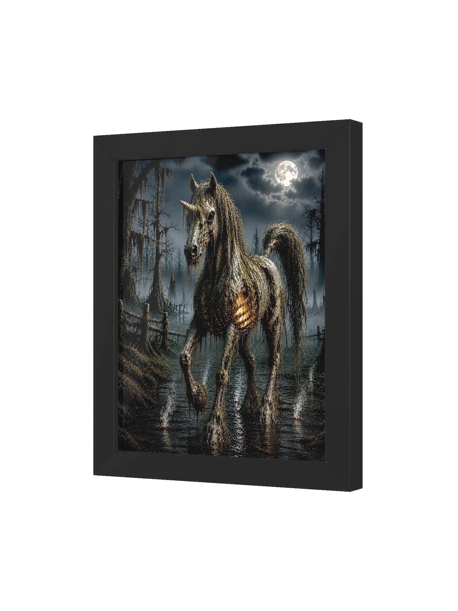Halloween Unicorn Framed Poster II product image (103)