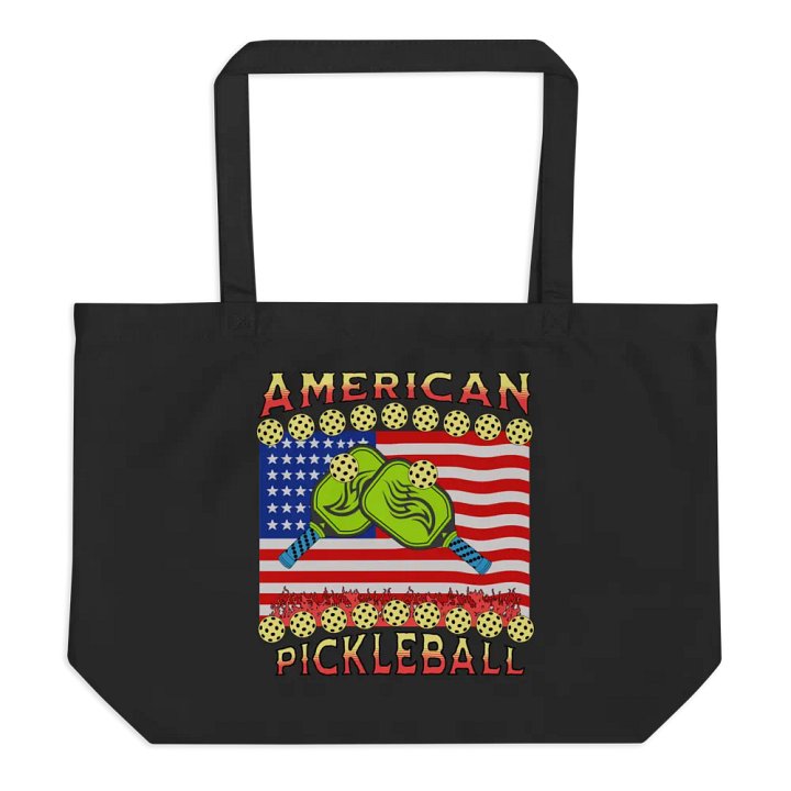 American Pickleball Patriotic Tote Bag product image (1)