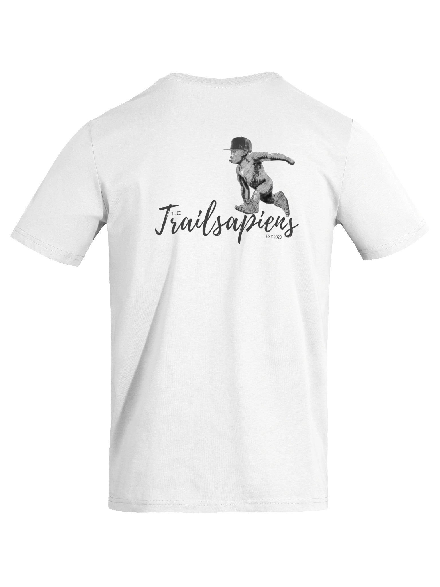 ECO-Friendly & Organic Premium Quality. Unisex-T-Shirt with Trailsapiens logo- Midweight fabric (5.3 oz) product image (4)