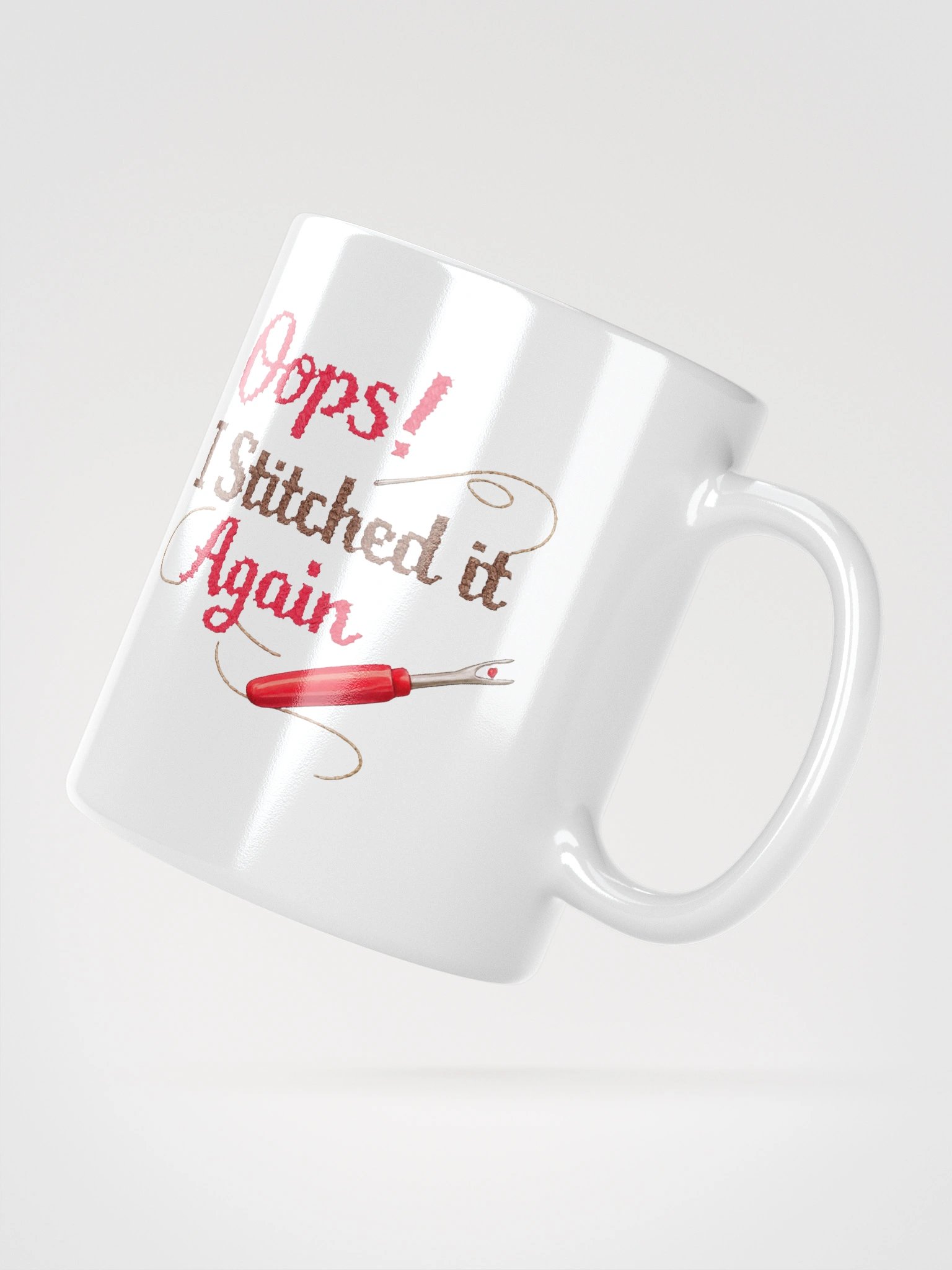 Oops I stitched it again Mug product image (5)