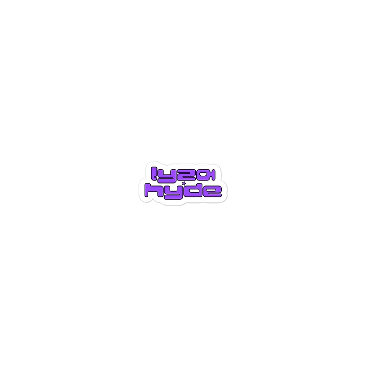 lyza hyde purple logo stickers product image (1)