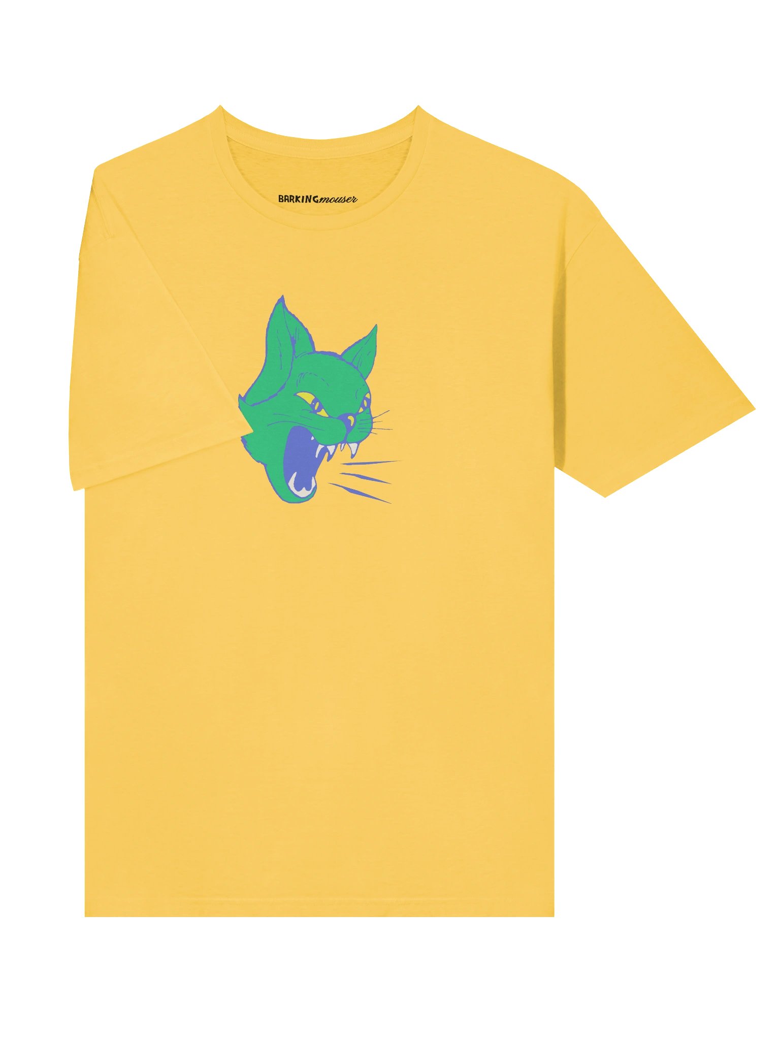 AMAZONAS // Cat Logo T-shirt Yellow product image (6)