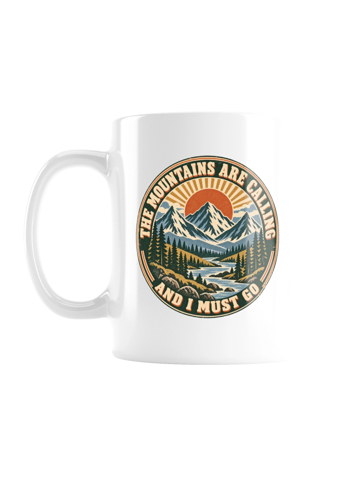 The Mountains Are Calling Ceramic Coffee Mug product image (2)