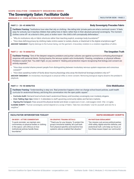 The Sovereignty Salon: Facilitator Guide (Printable PDF Manual) product image (2)
