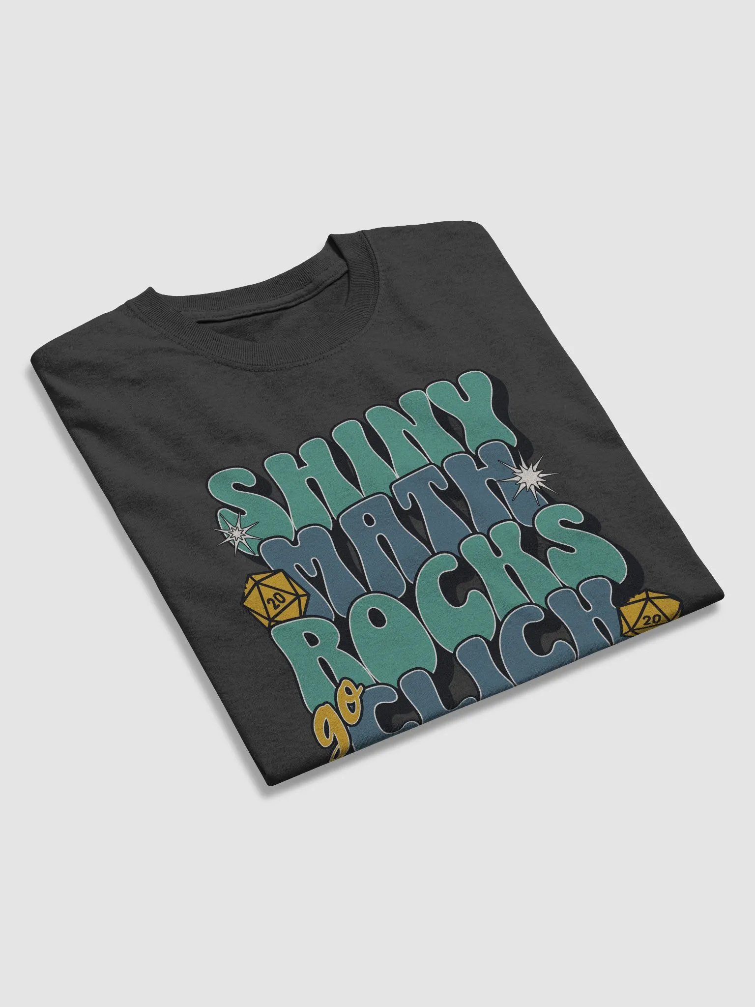 Dungeons and Dragons Click Clack Math Dice Tee product image (3)