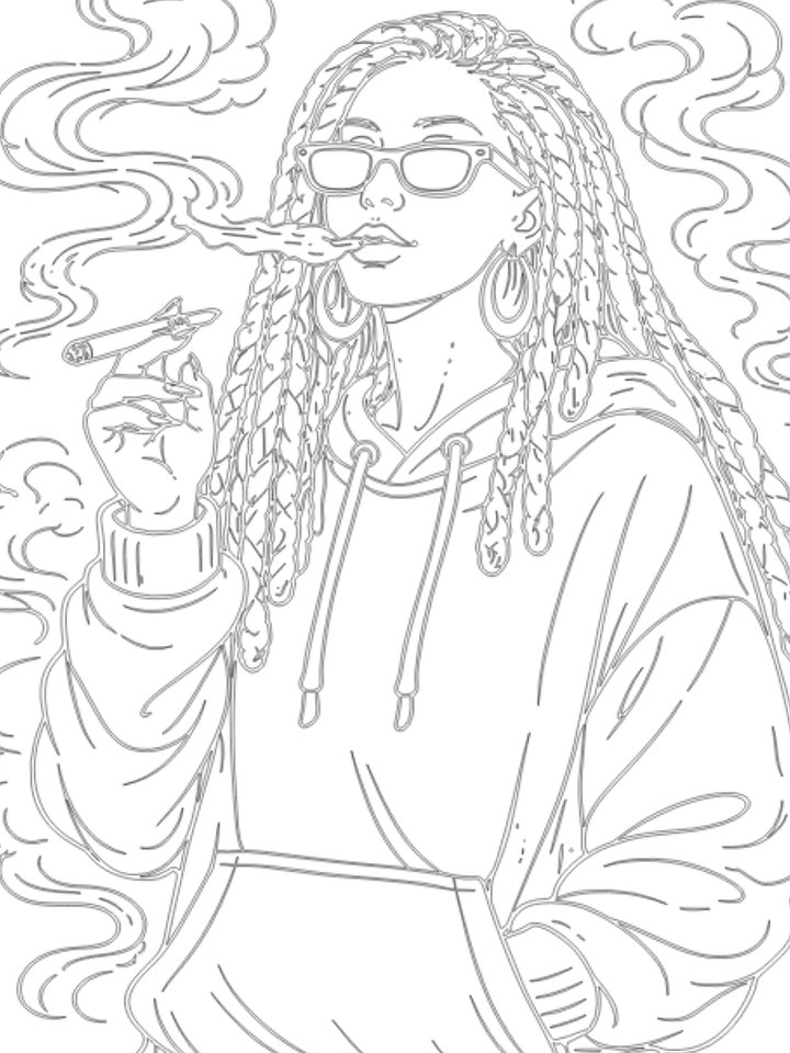 High Life Style: Portraits – Everyday Moments (An Adult Coloring Book) - DIGITAL product image (2)