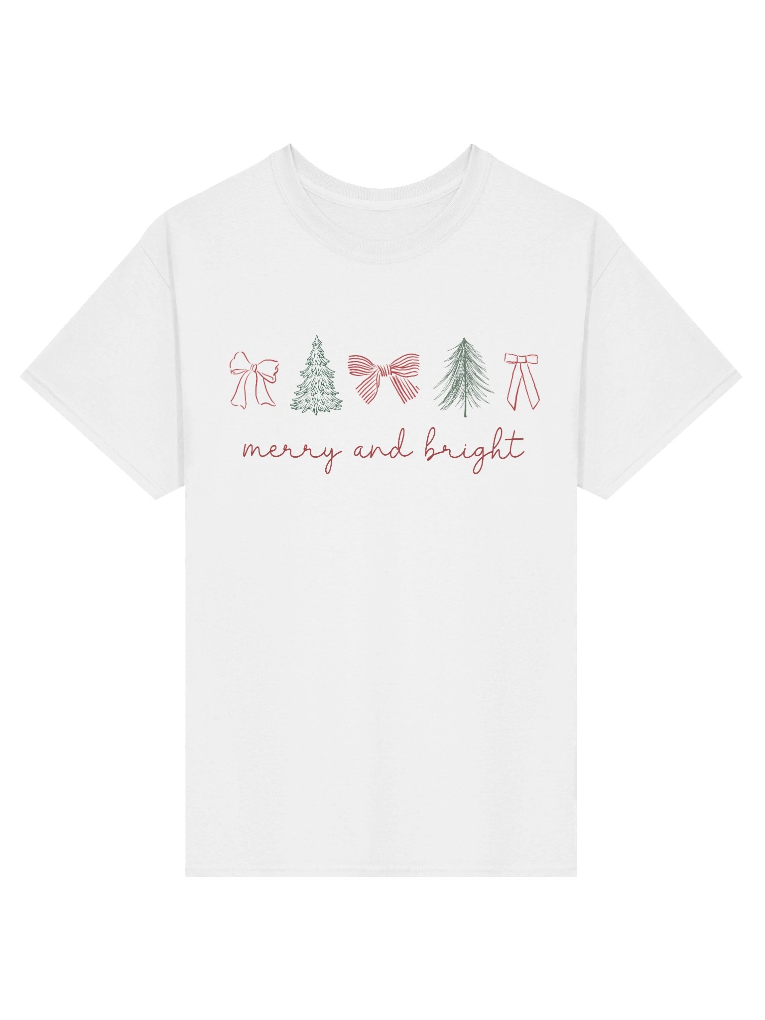 Merry and Bright Christmas T-Shirt product image (63)