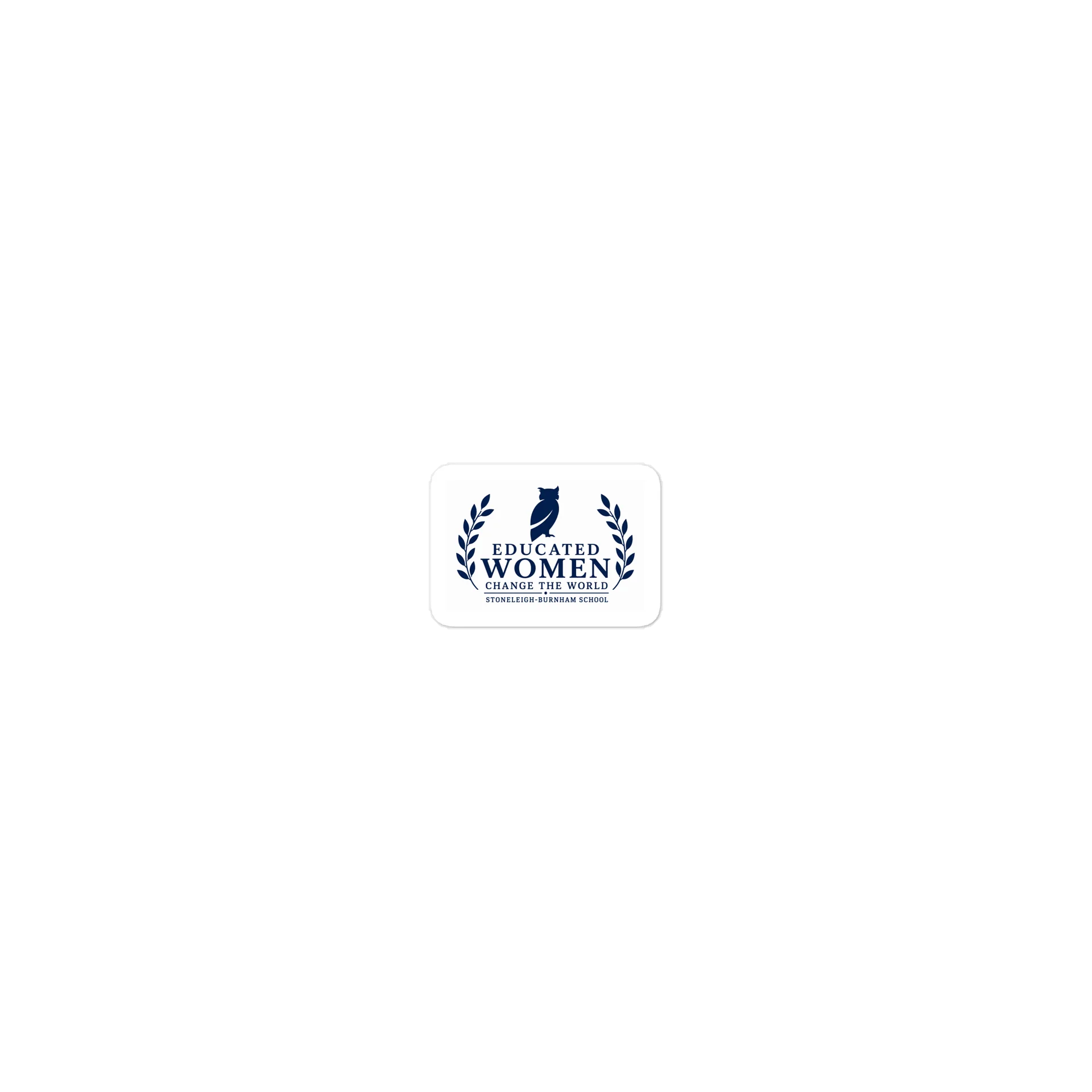Educated Women Change the World Sticker product image (1)