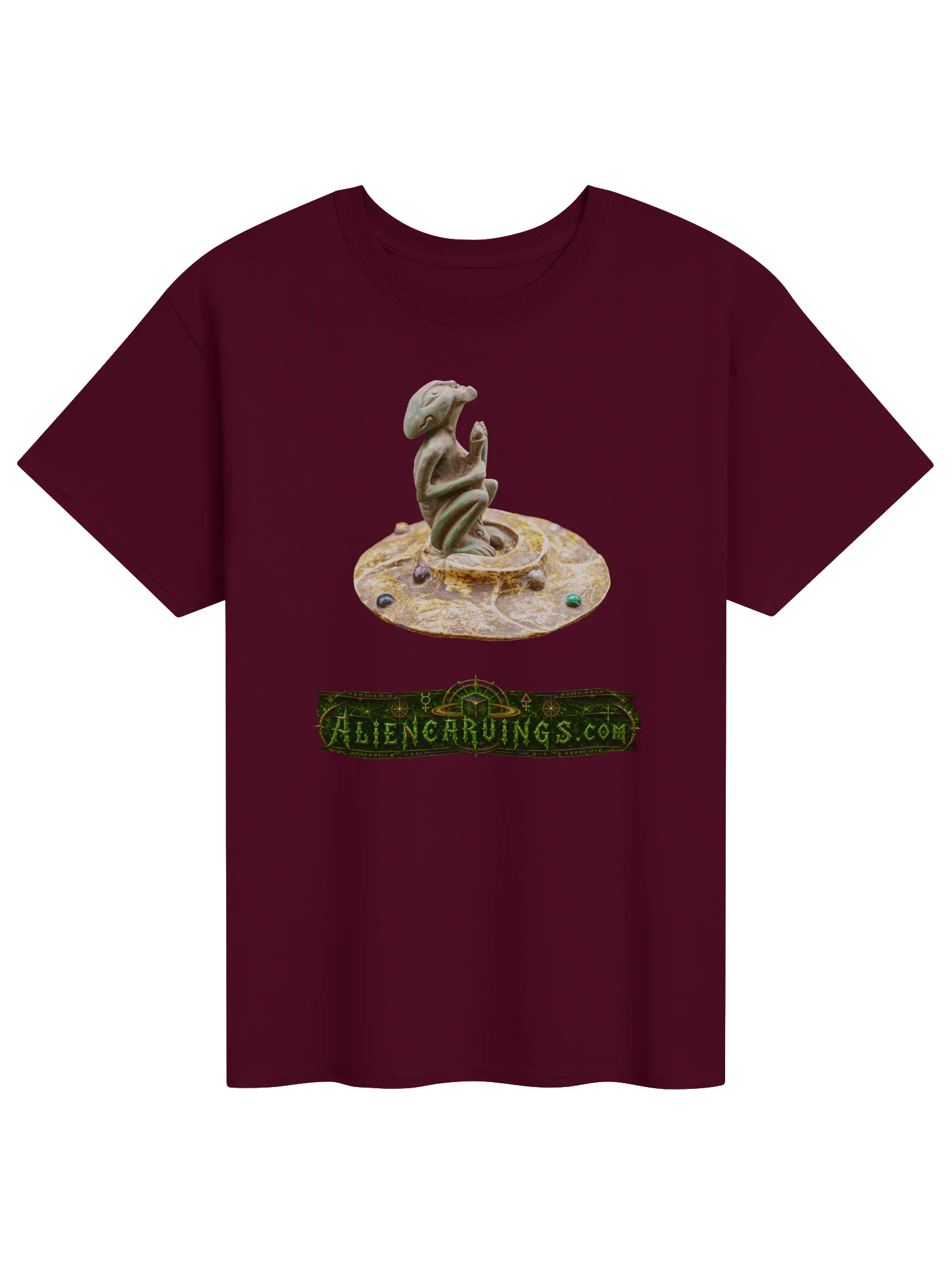 Aliencarvings.com UFO Tour Maroon product image (1)
