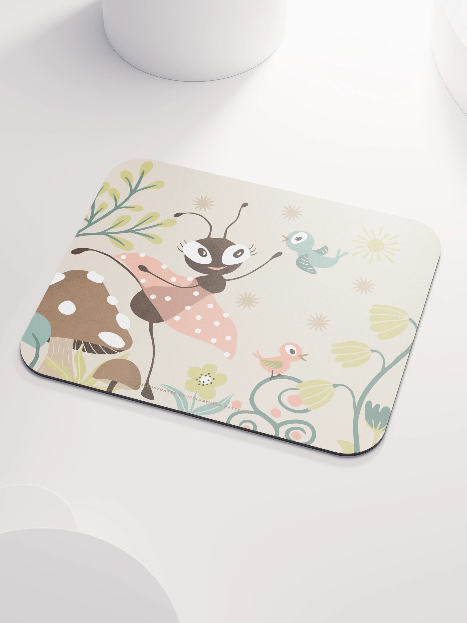 Cute Ballerina Mouse Pad product image (3)
