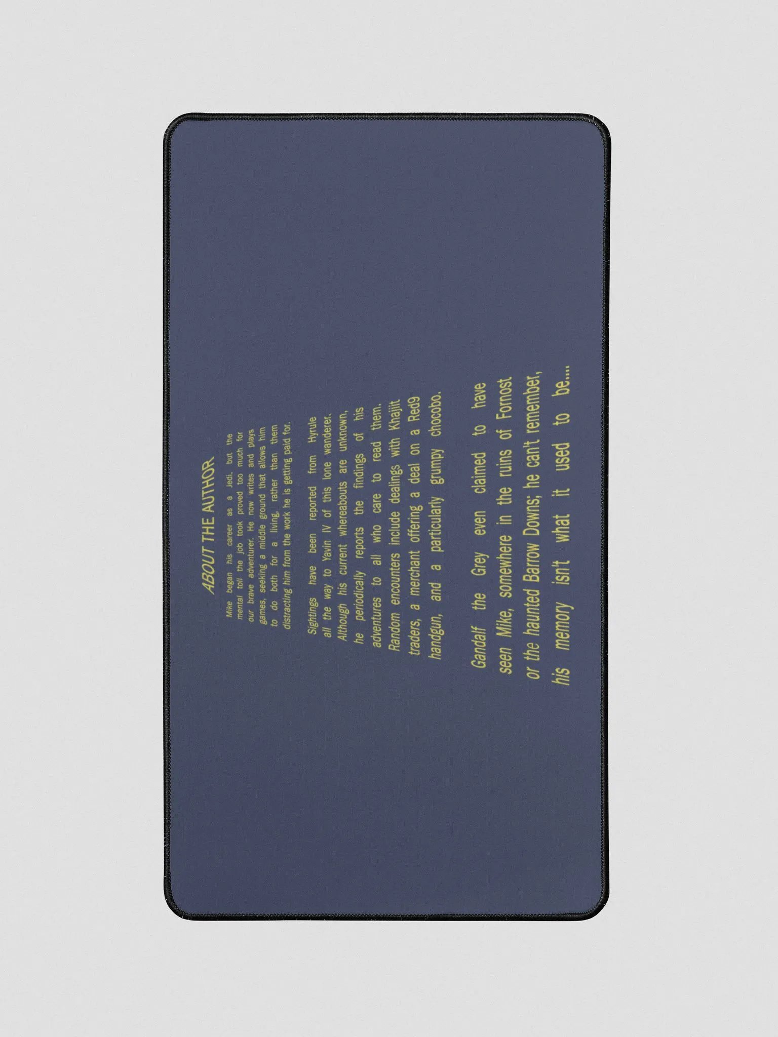 About the Author, the computer mat product image (1)