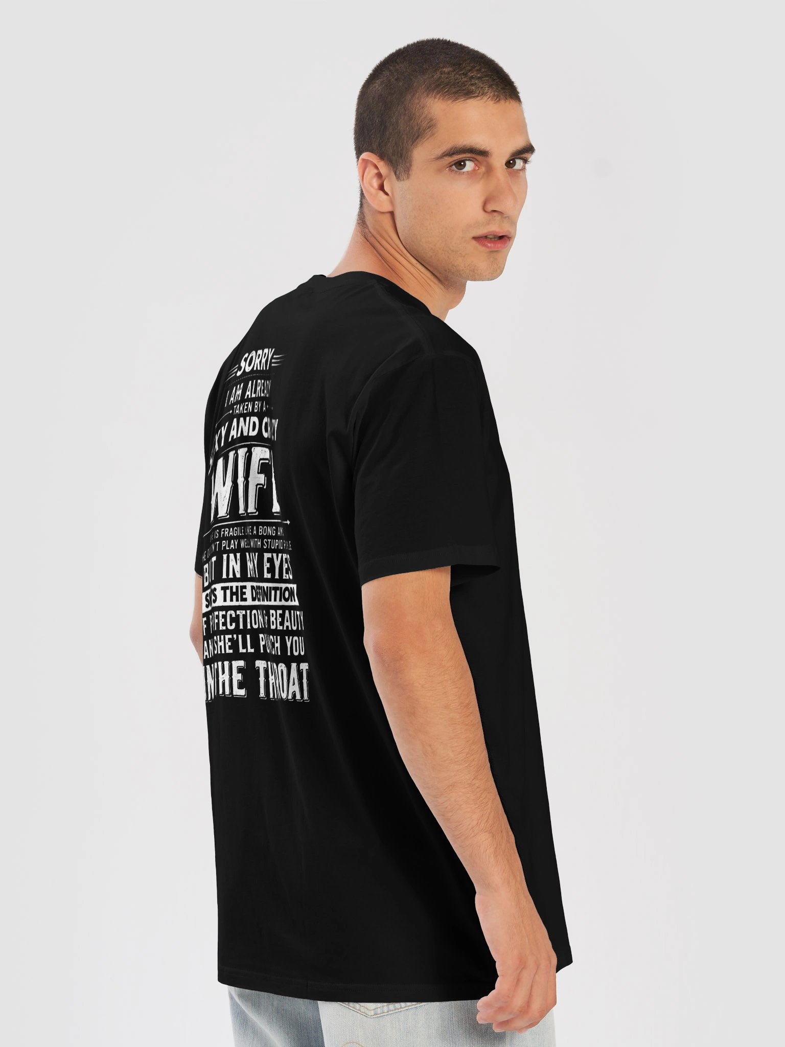 Sorry, I’m Already Taken by a Sexy & Crazy Wife – Funny Couples Typography product image (3)